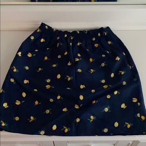 Jcrew Lemon Skirt